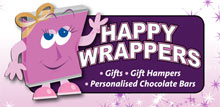 The Wedding Planner Happy Wrappers Personalised Chocolate Bars